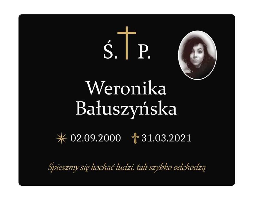 Pomnik, tani nagrobek plastikowy z tablicą grawer kolory WYSYŁKA PL
