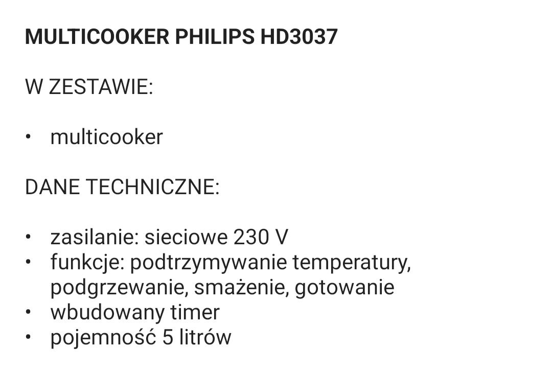 Multicooker Philips