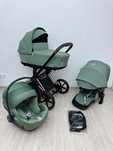 Cybex Priam 4.0 Leaf Green та автокрісло Cloud T Plus Сайбекс 3в1