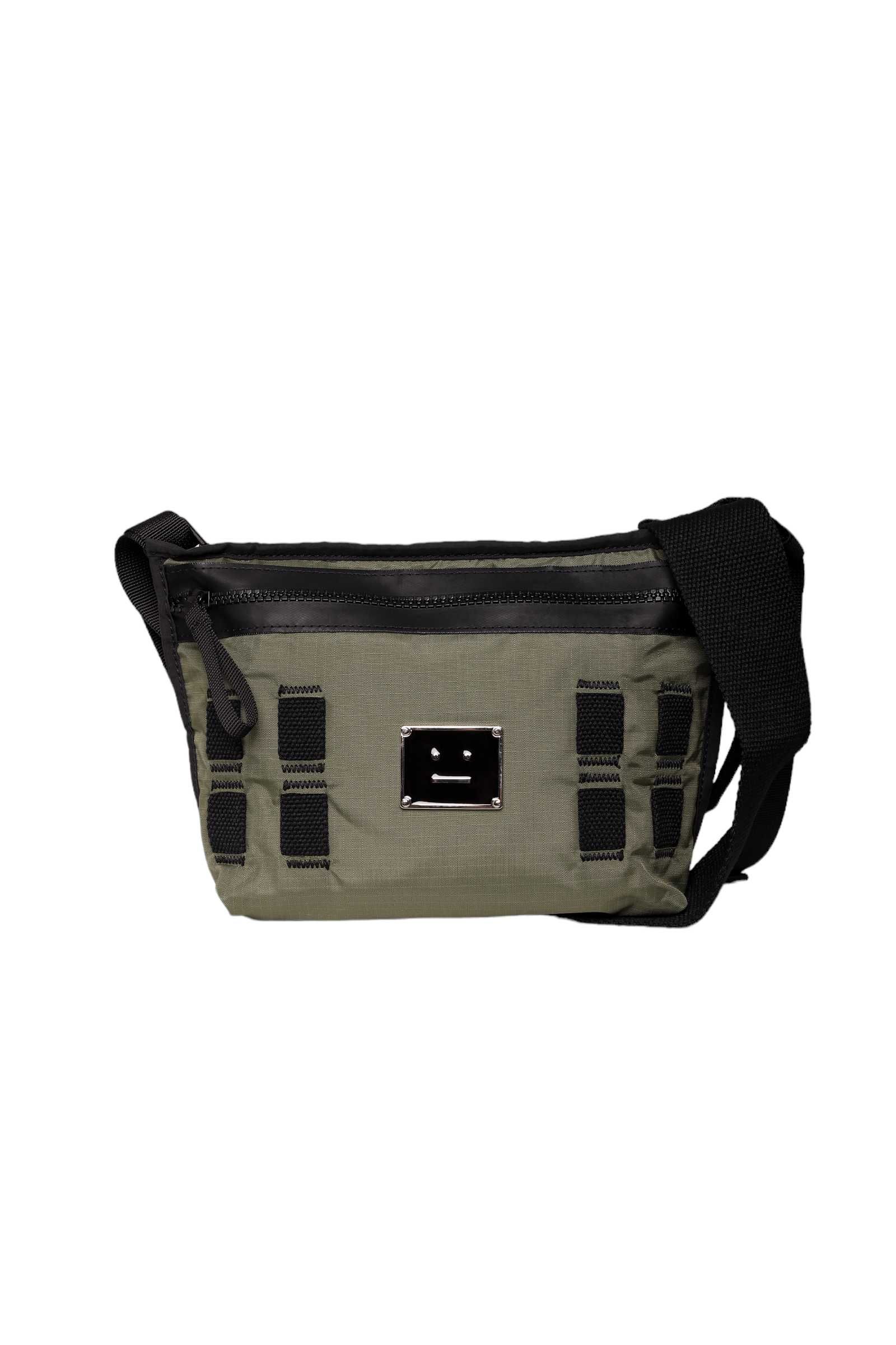 Сумка Acne Studios Logo plate belt bag Olive