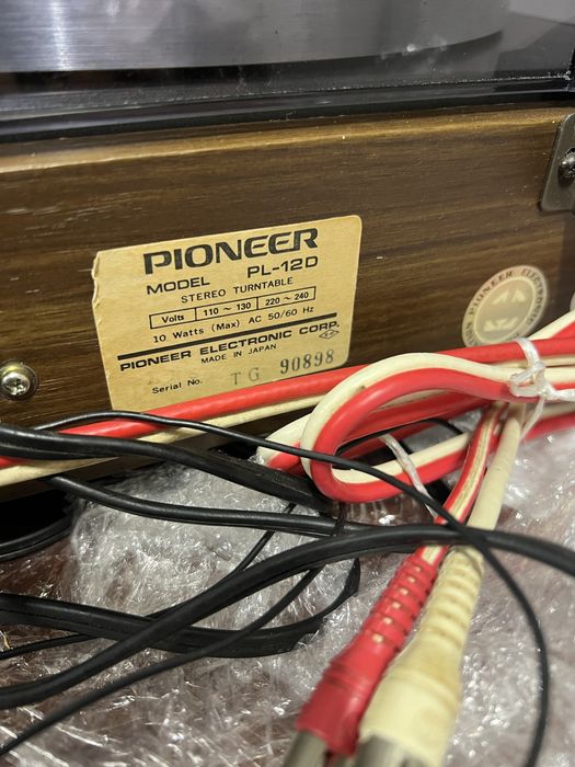 Програвач вінілу Pioneer pl 12 D