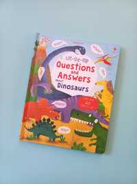 Lift-the-flap Dinosaurs Q&A. Книга з віконцями про динозаврів, Usborne