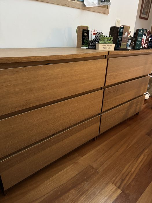Cómodas MALM 3 gavetas