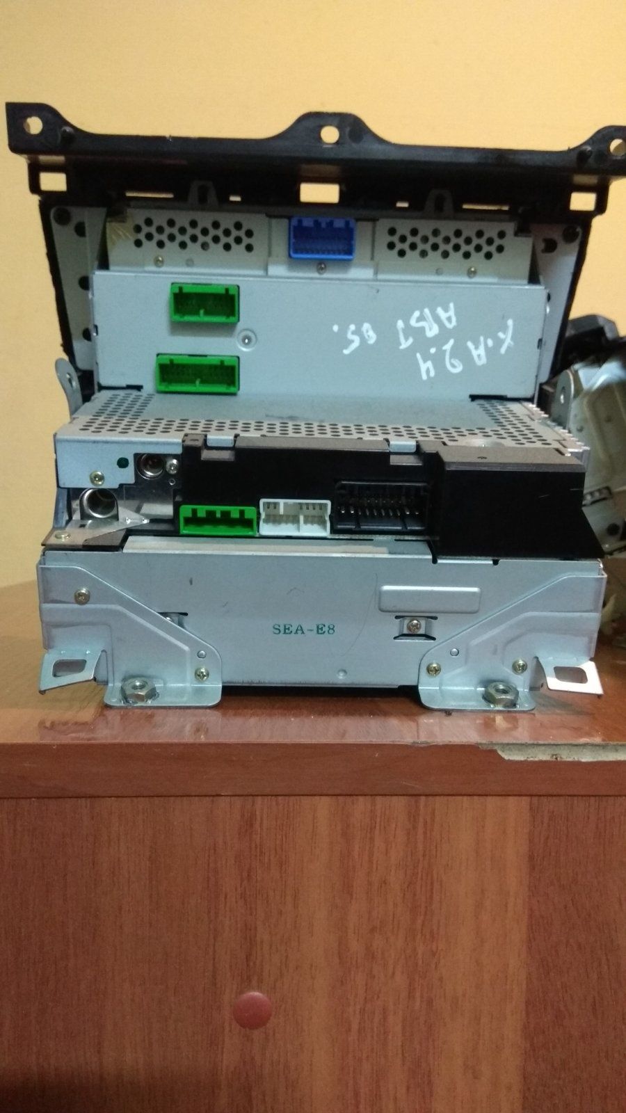 Штатная магнитола Navi аккорд 7, JVC.