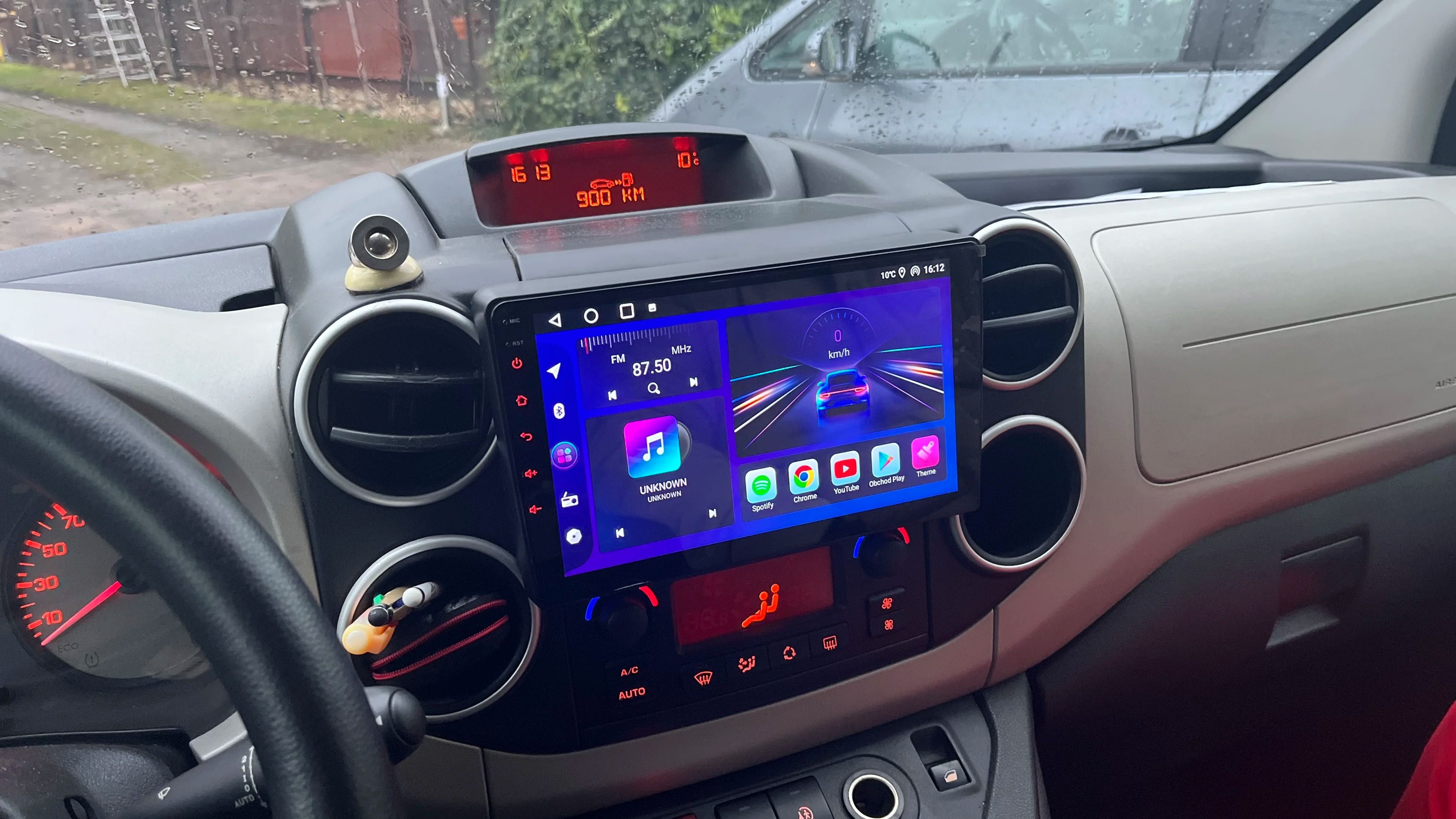 Auto Rádio Citroen Berlingo B9 * Peugeot Partner * Ano 2008 a 2019