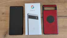 Smartfon GOOGLE PIXEL 6a 128GB 5G Biały/White + etui + folia ochronna