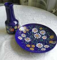 Patera i wazon ręcznie malowany Tulowice