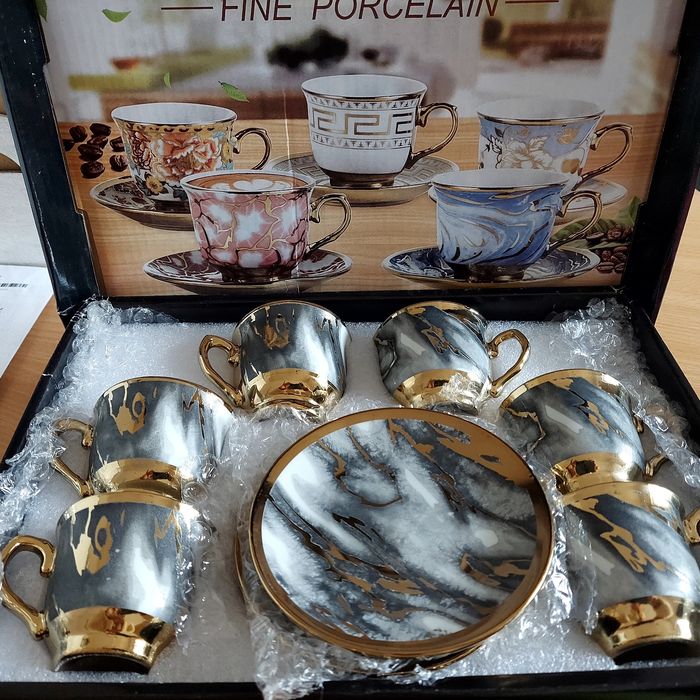 Zestaw porcelanowy do kawy nowy