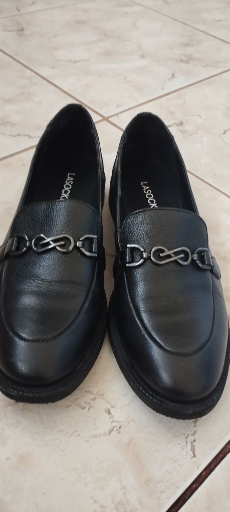 Lasocki Loafersy skórzane 38