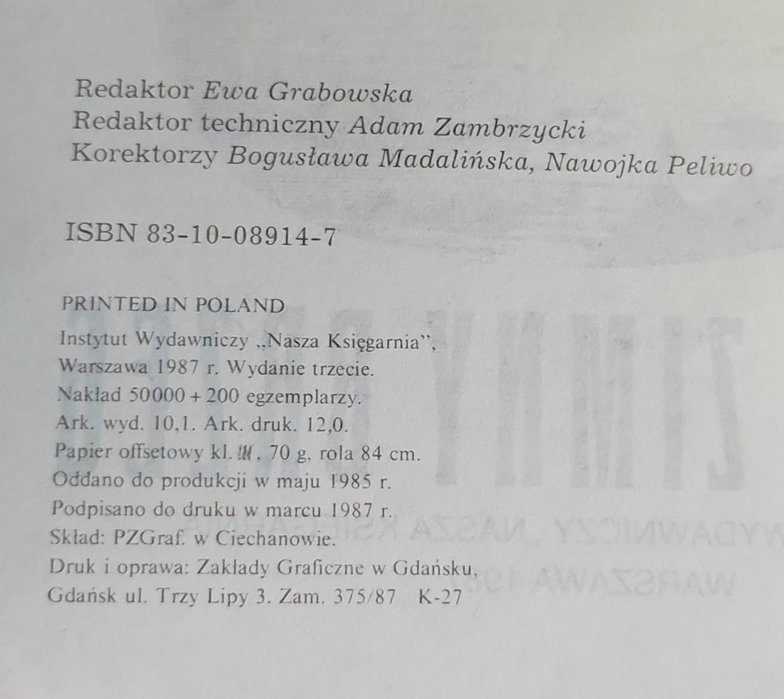 Maciej Kuczyński - Zimny brzeg ( Nasza Księgarnia 1987 )