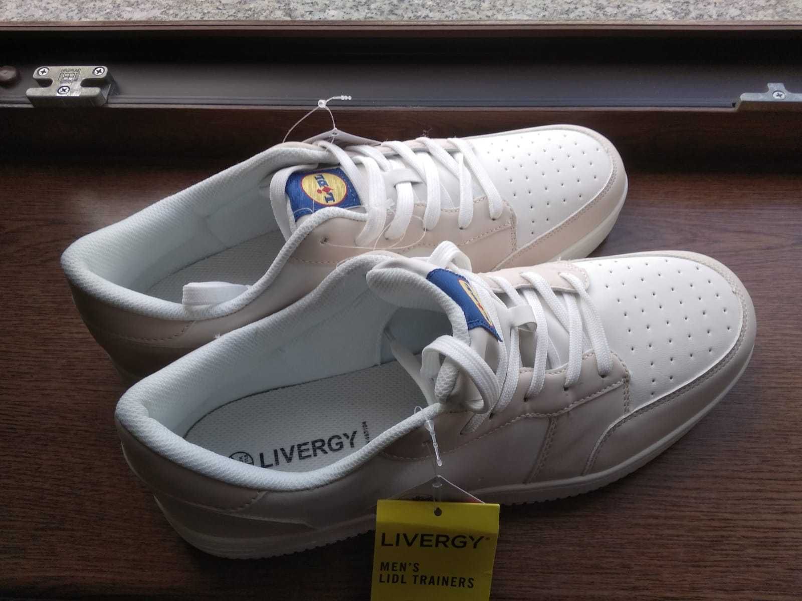 Nowe Sneakersy LIDL biało-beżowe LiDL kultowe LIDLOWE rozm.46