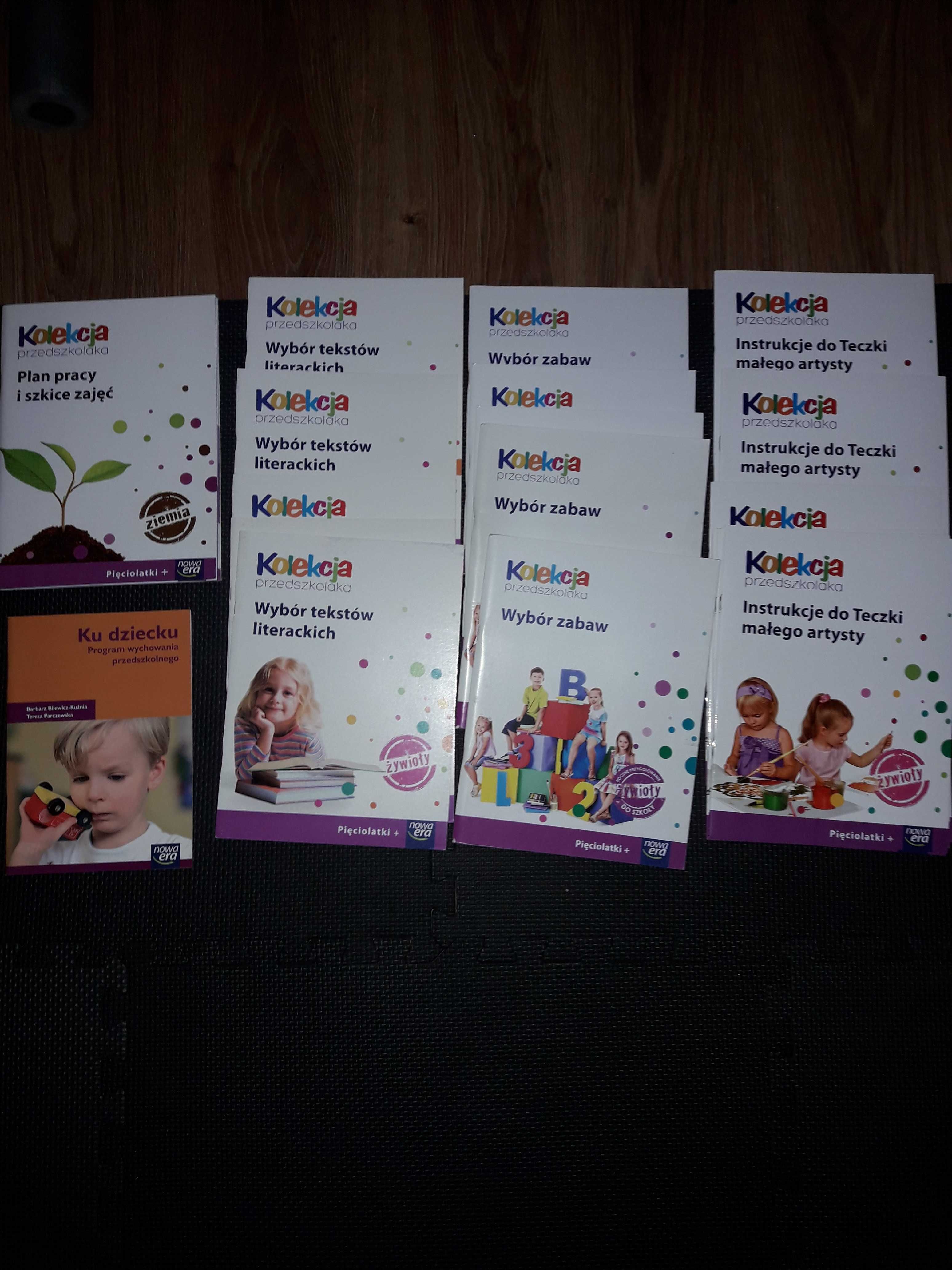 Kolekcja przedszkolaka przewodniki , obudowa metodyczna do 3,4 i 5 lat