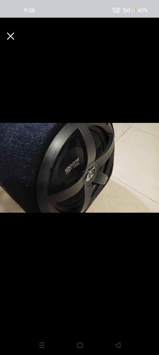 Caliber BCT112A Subwoofer com amplificador 1000 W