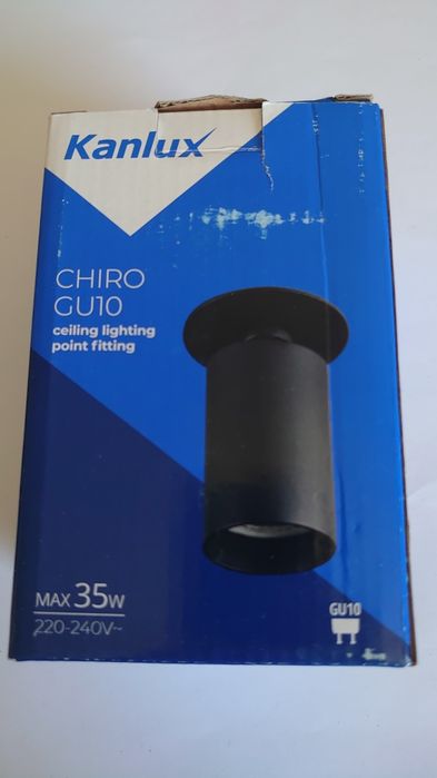 Oprawa oświetleniowa sufitowa wpuszczana Kanlux 35 W GU10 230V 5,6 cm
