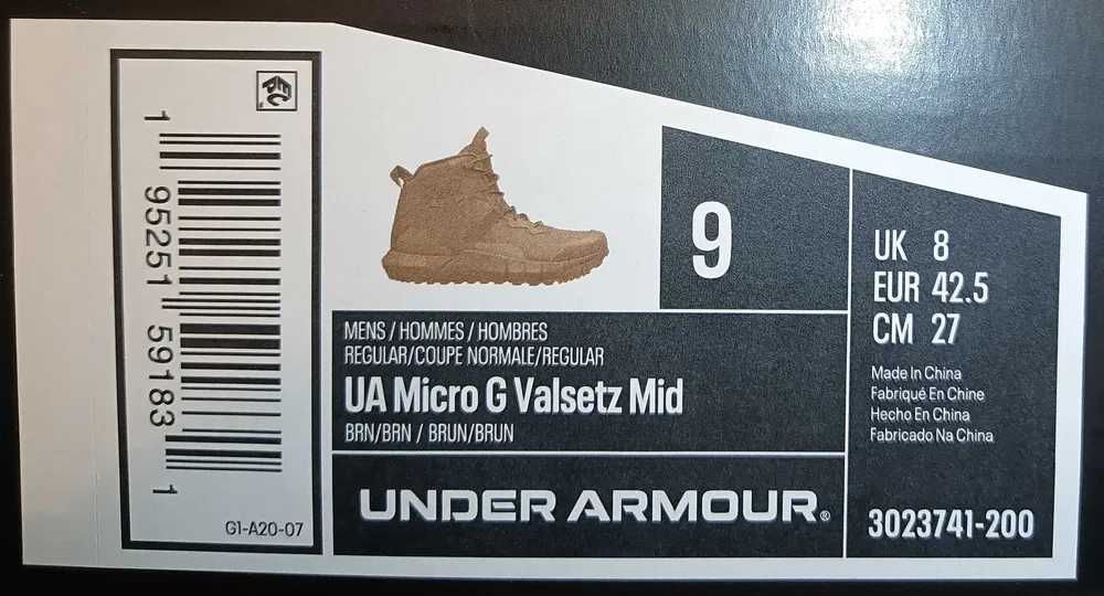 Under Armour Micro G Buty Trekkingowe Taktyczne Wysokie Nr 42,5 27,5cm