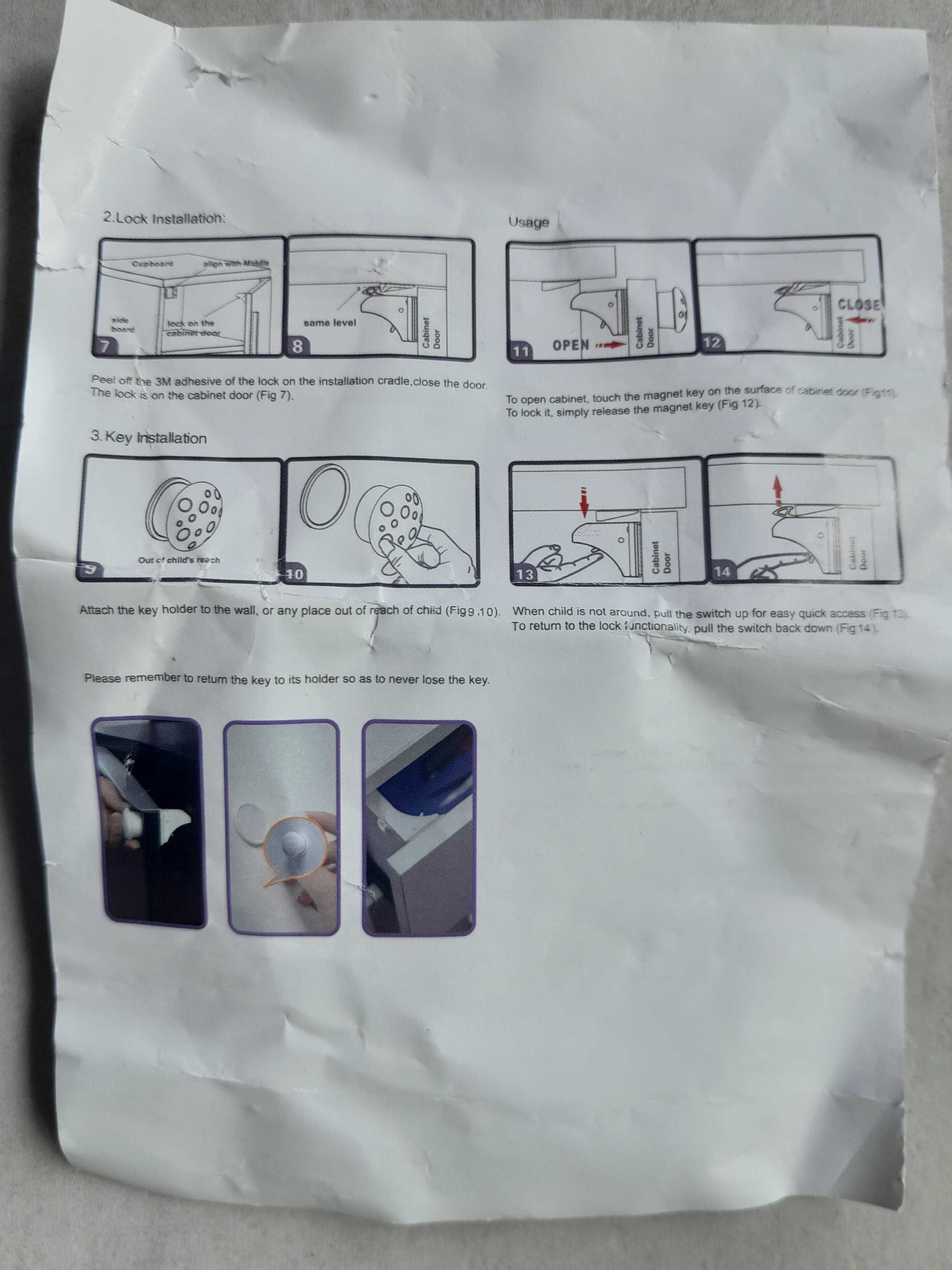 Ortava Magnetyczny system blokujący szuflady szafki blokada outlet