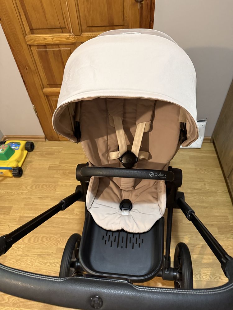 Cybex Priam 4.0 black matt i cozy beige