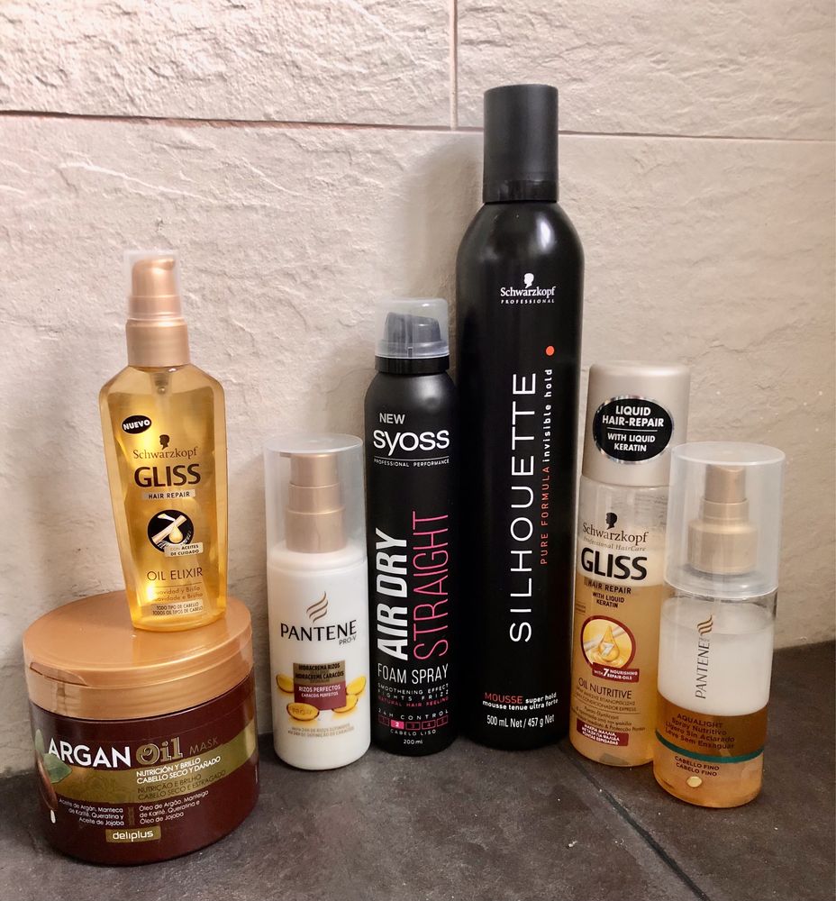 Conjunto Produtos cabelo