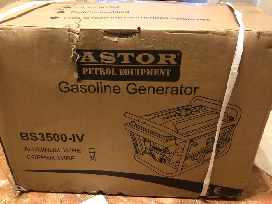 Продам генератор Astor BS3500-IV (бензиновый новый, с медной обмоткой)