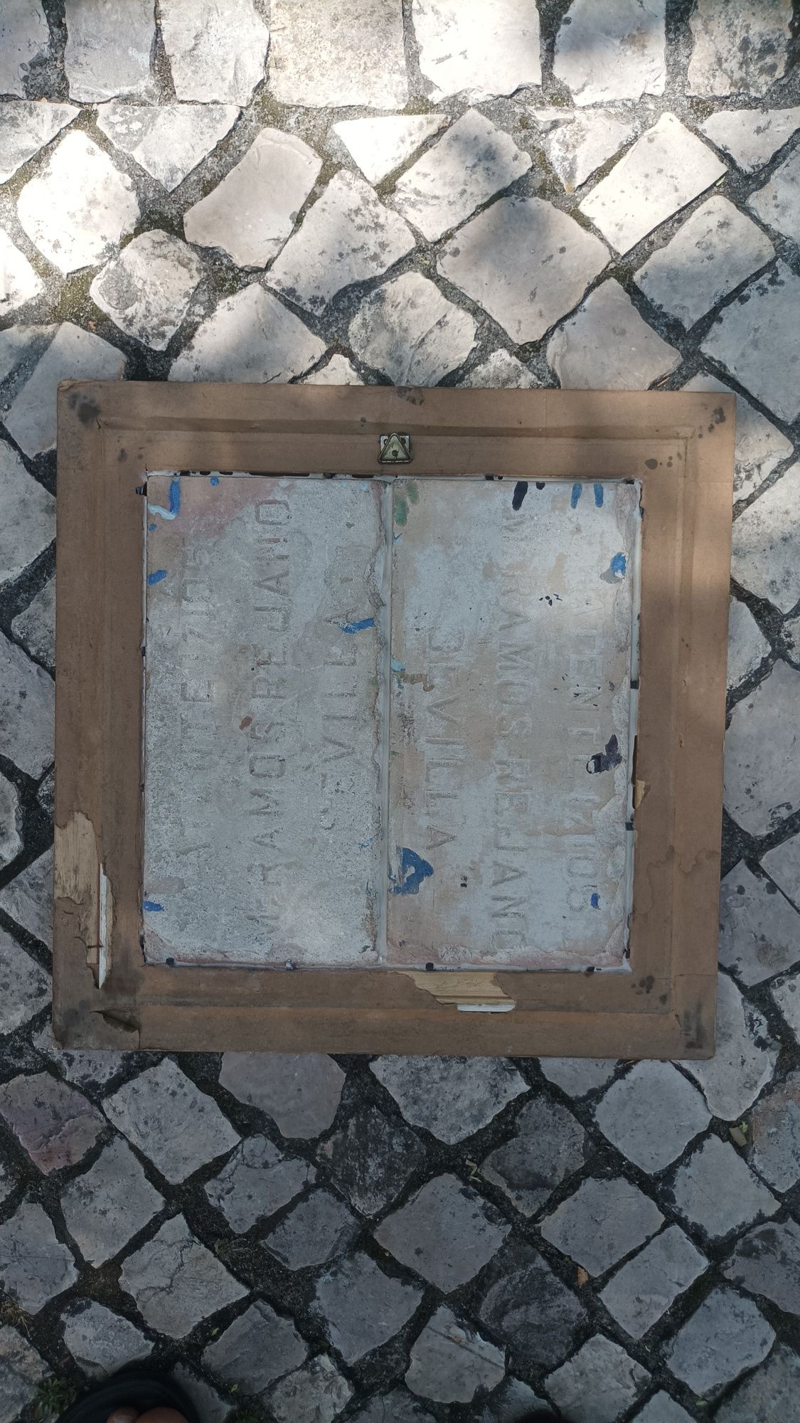 Par de grandes azulejos centenarios Ramos Rejano