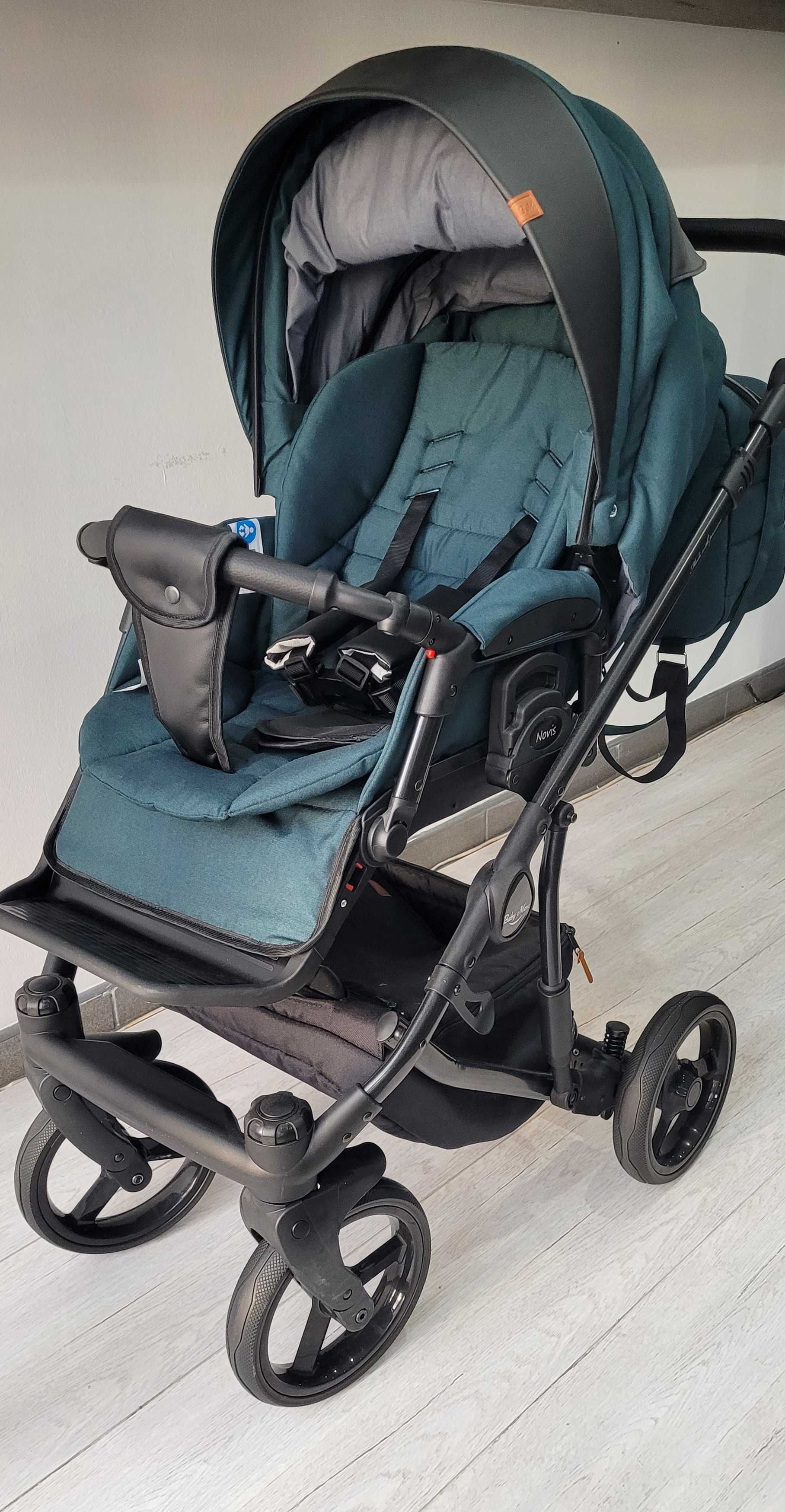 Nowy wózek 3w1 BABY MERC NOVIS głęboko spacerowy + fotelik wyprzedaż