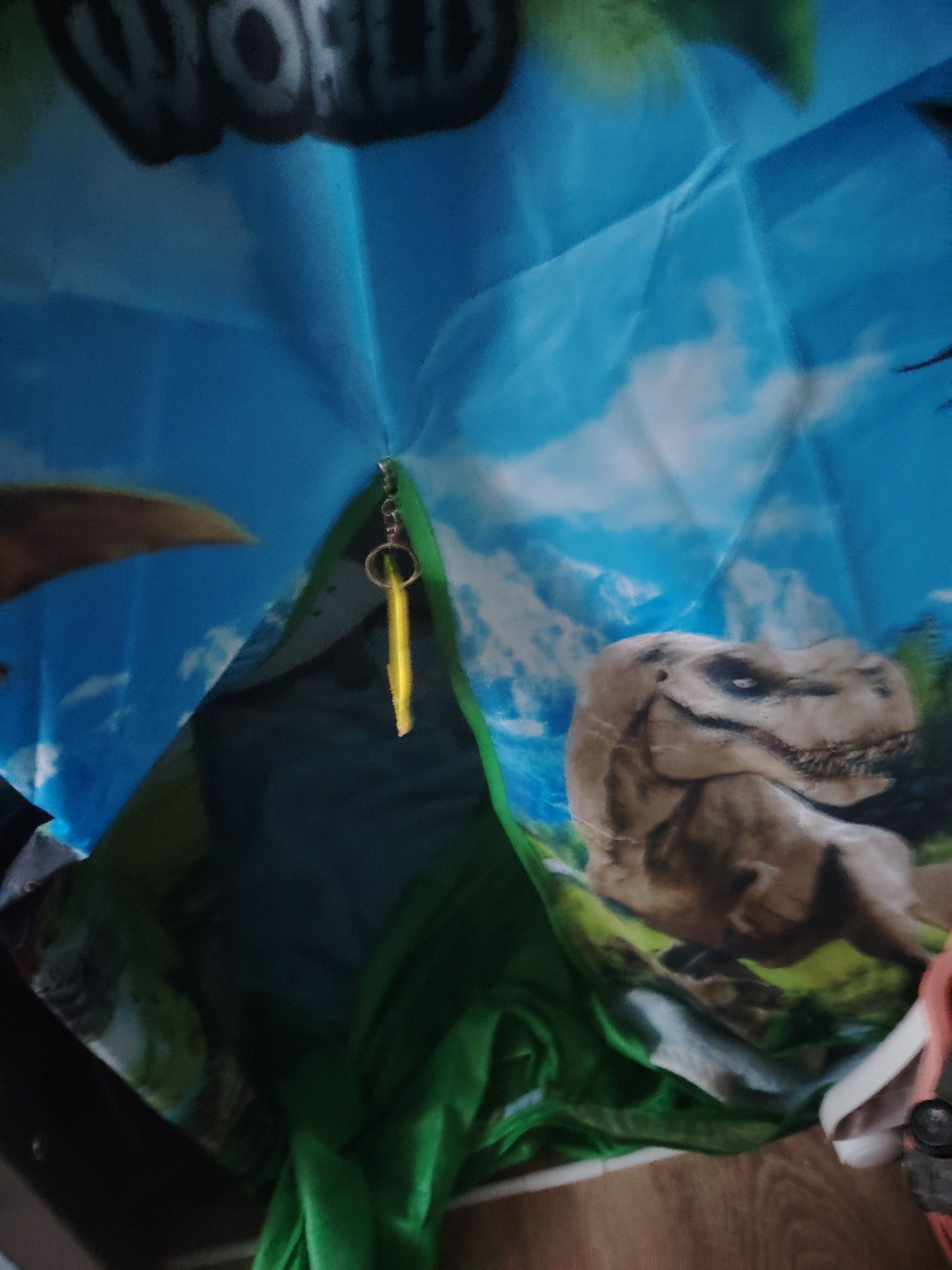 Namiot w dinozaury