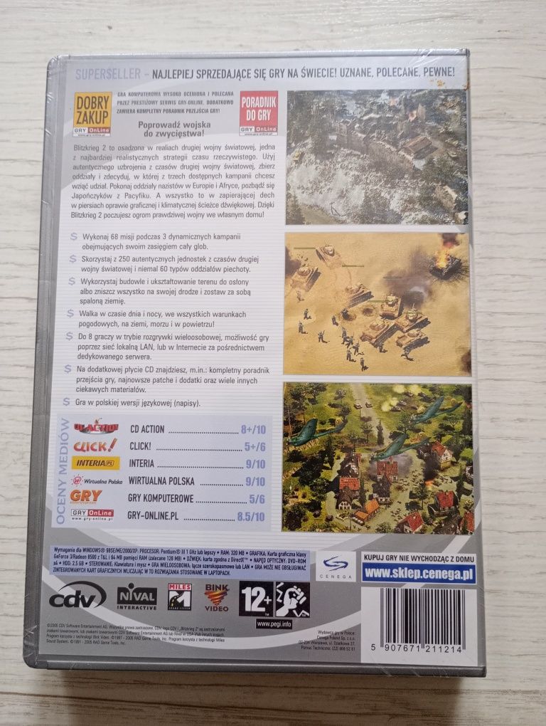 Blitzkrieg 2 gra PC nowa w folii