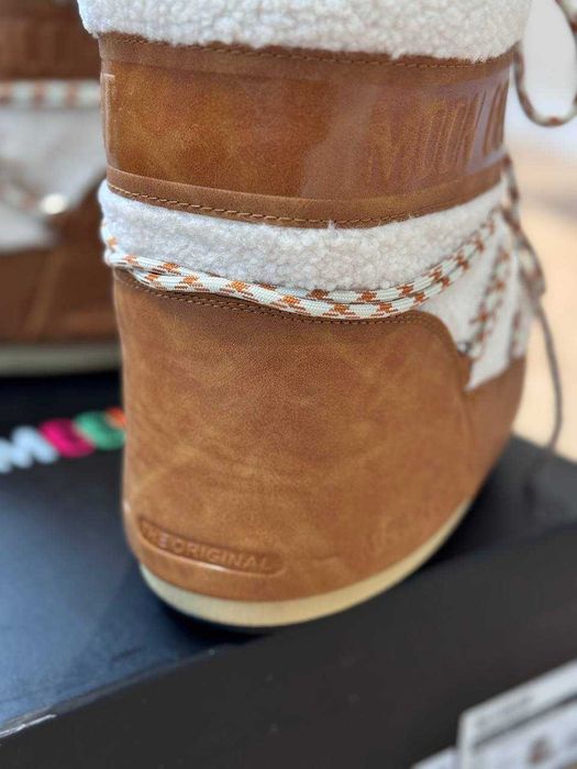 MOON BOOT ICON FAUX нубуку-тедді / Мунбутси Снігоходи Снегоходы Дутики