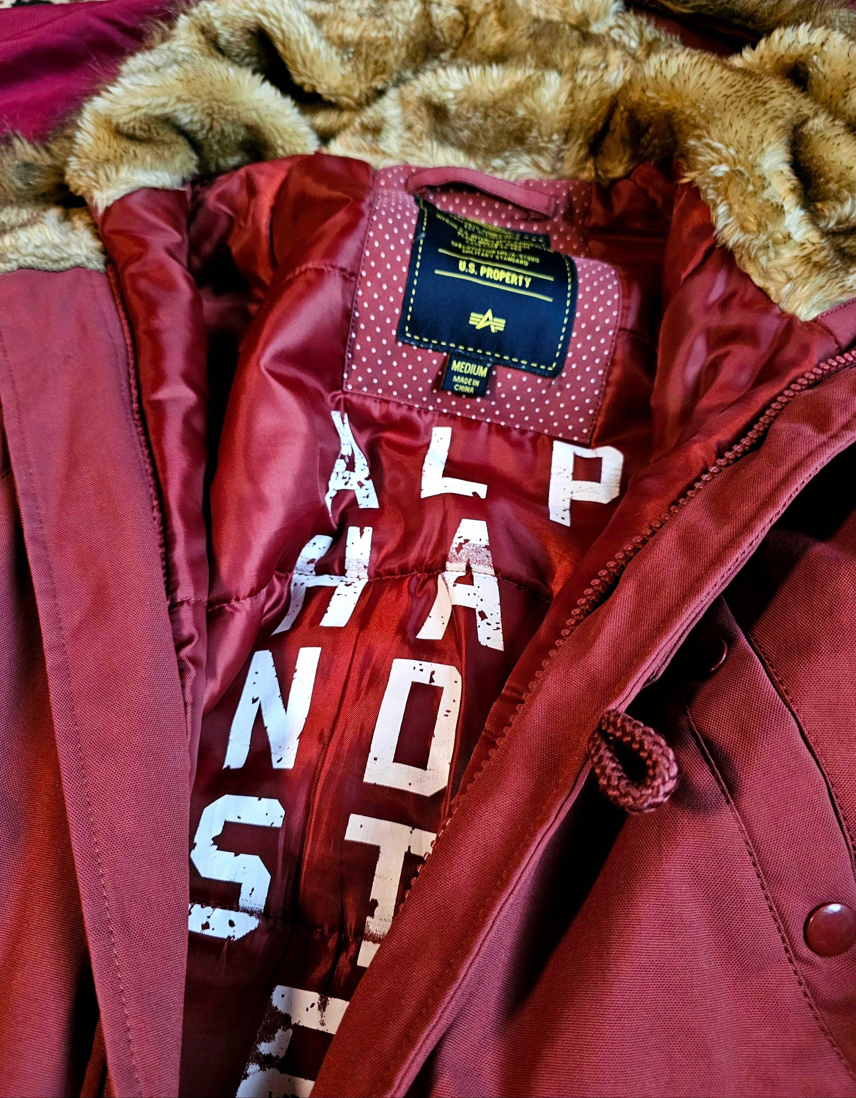 Продам крутую оригинальную куртку парку alpha industries n3b limited e