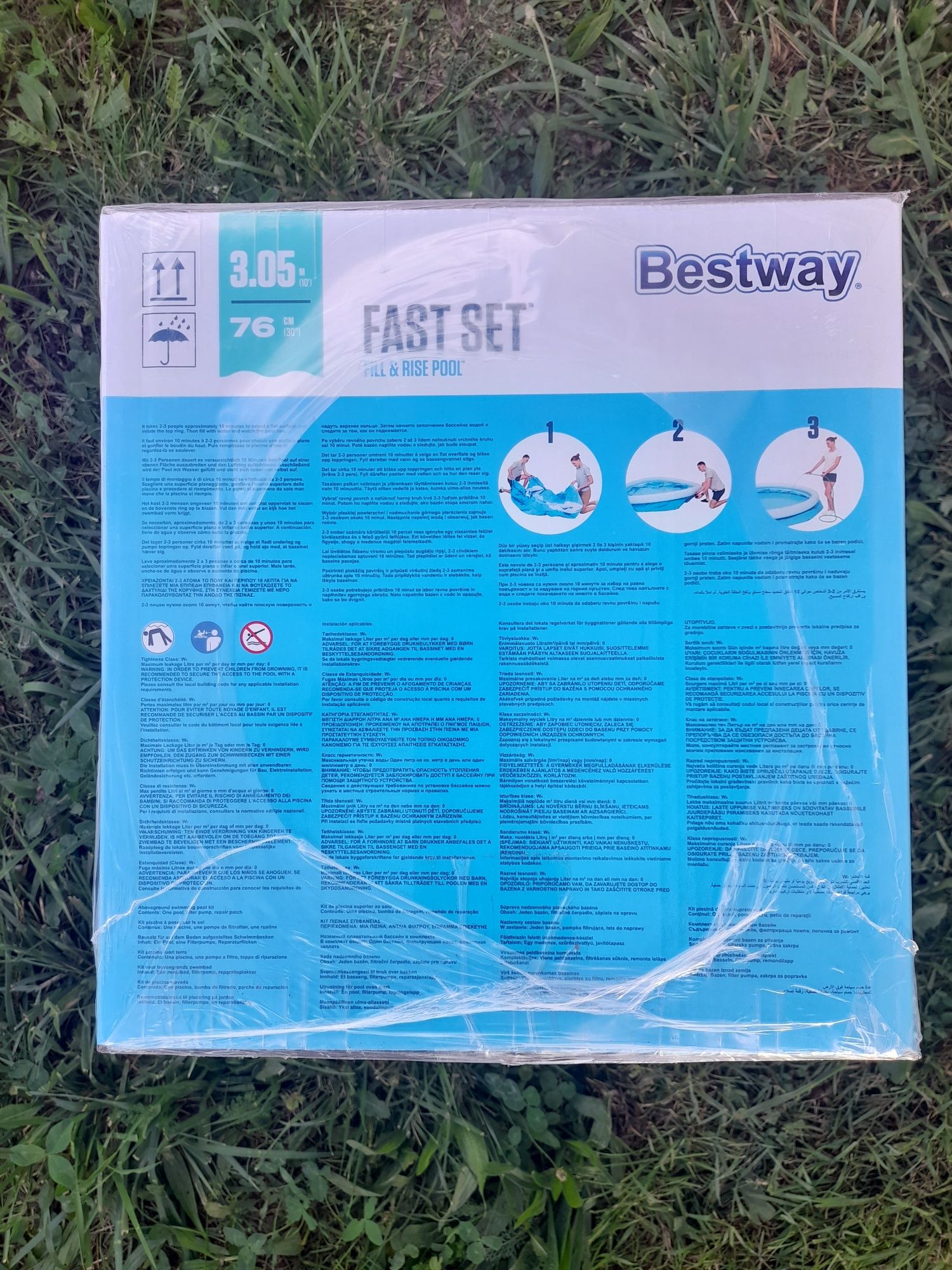 Nowy basen rozporowy 3.05m Bestway Fast Set