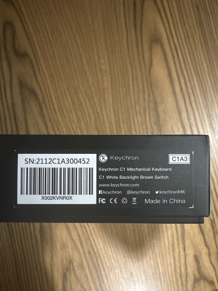 Klawiatura mechaniczna Keychron C1 Brown