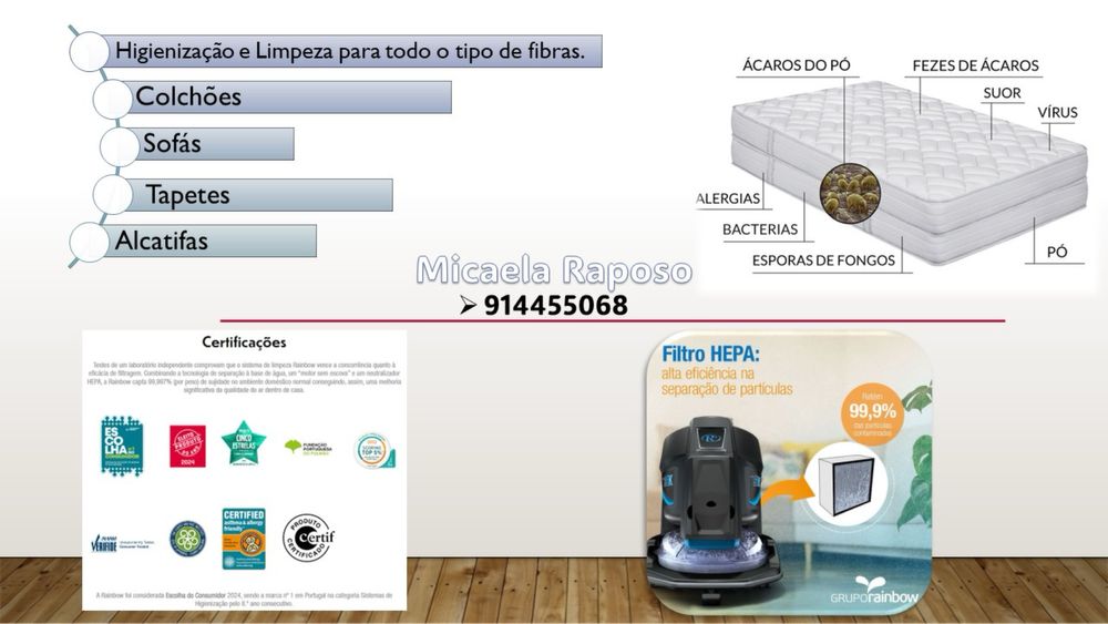 Limpeza/desinfetações