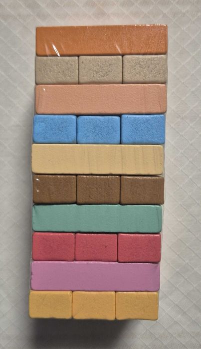 Jogo Jenga 30 peças em madeira