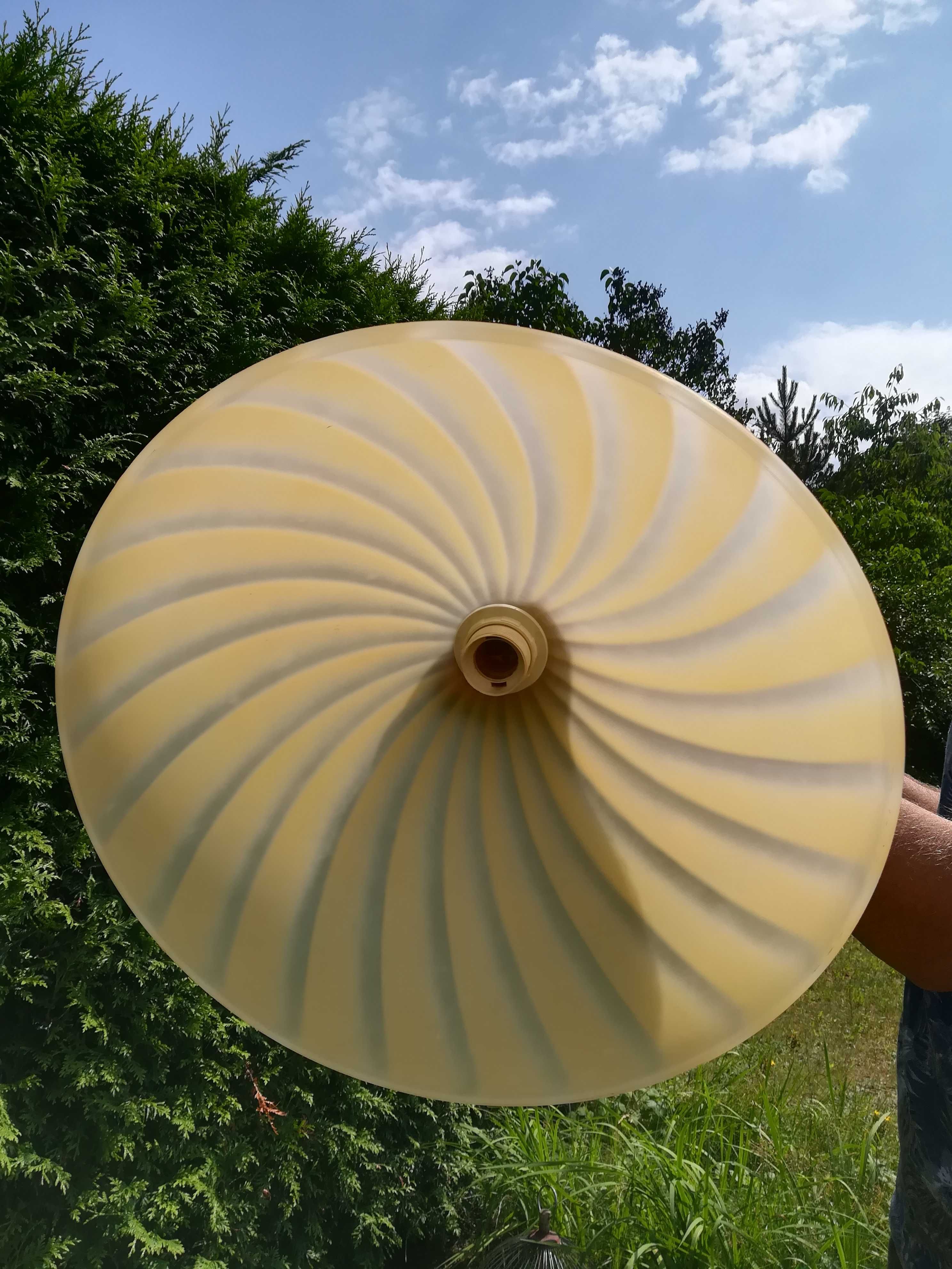 Retro lampa wisząca ze szklanym kloszem E14