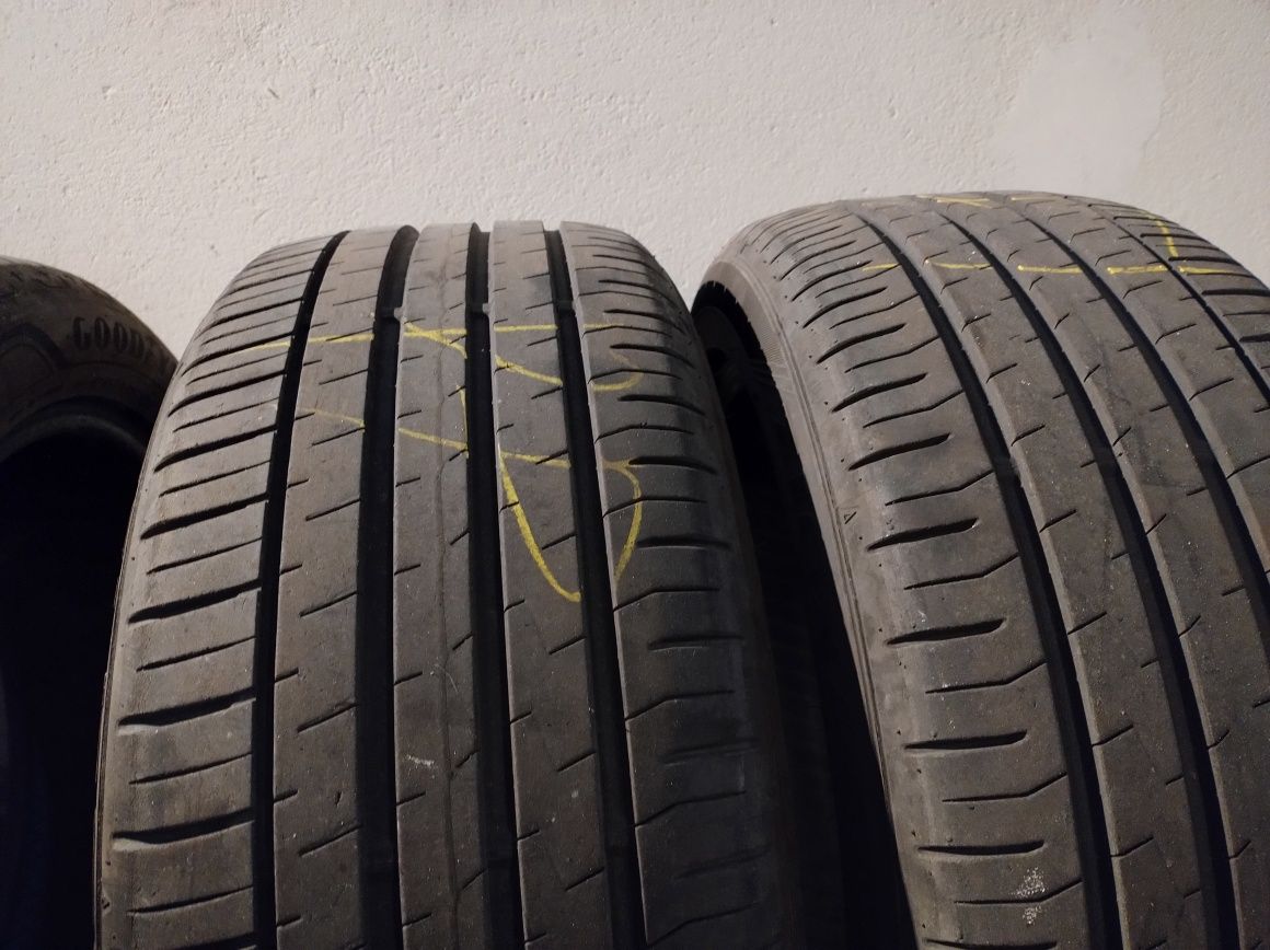 215/50/17 letnie 4 szt 2019r, 2 x Goodyear+ 2 x Falken