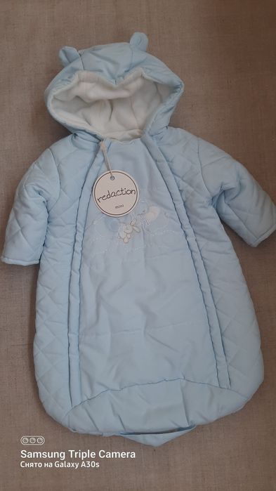 Конверт комбінезон для новонароджених на виписку комбинезон