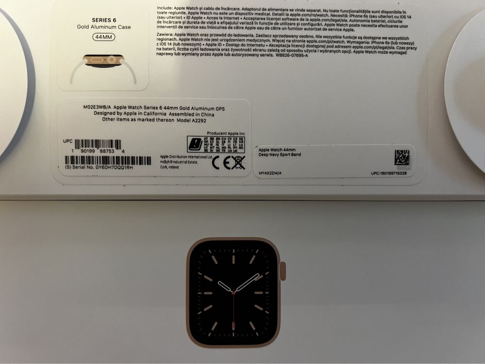 Apple Iwatch 6 Gold 44mm