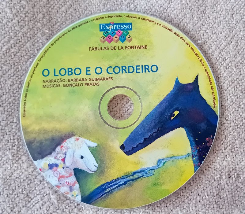 CDs com histórias e músicas para crianças