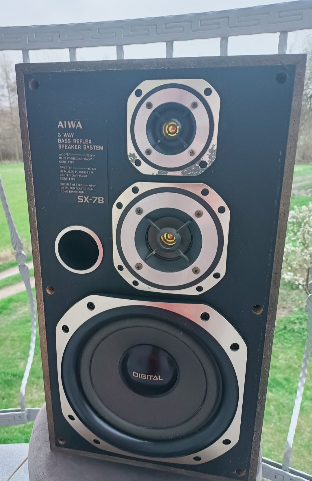Wieża Aiwa Cx-78  Kolumny 80W 6Ω