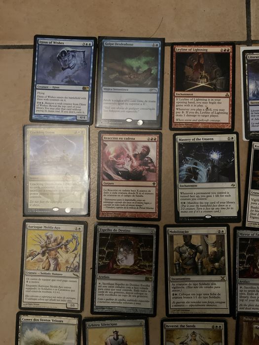 Cartas Incomuns, Raras e Miticas de Magic The Gathering