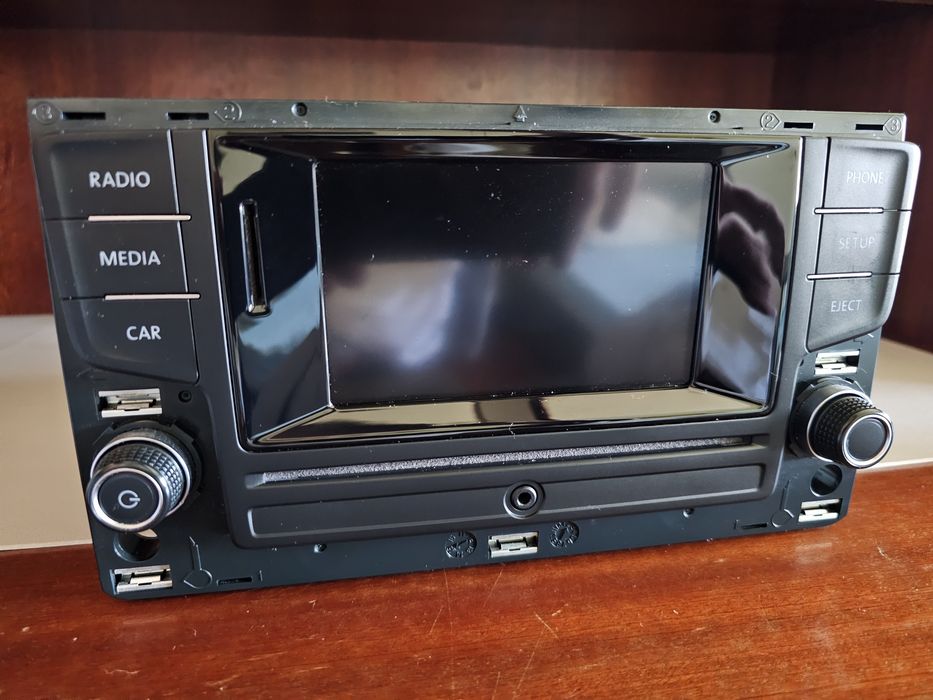 Rádio MIB VW Golf VII e moldura