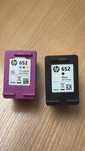 2 puste tusze hp 652 drukarka