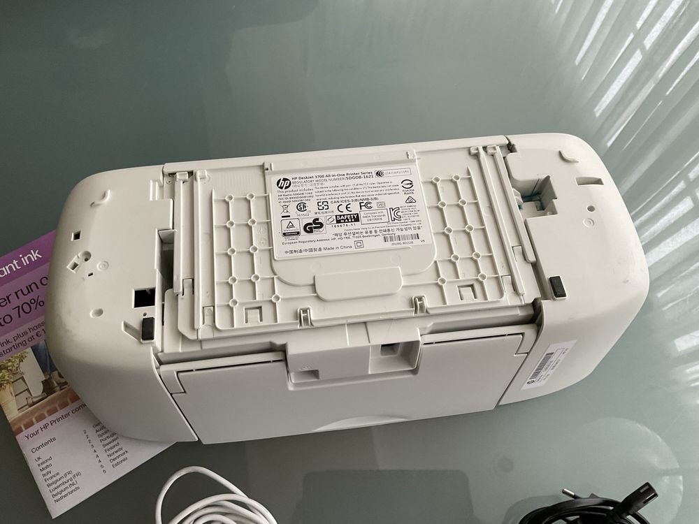 Impressora HP deskjet 3762 print scan copyweb