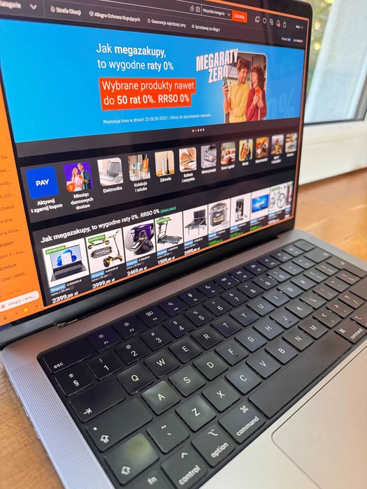 Macbook Pro M1 16GB RAM / 512 GB SSD / 14 cali