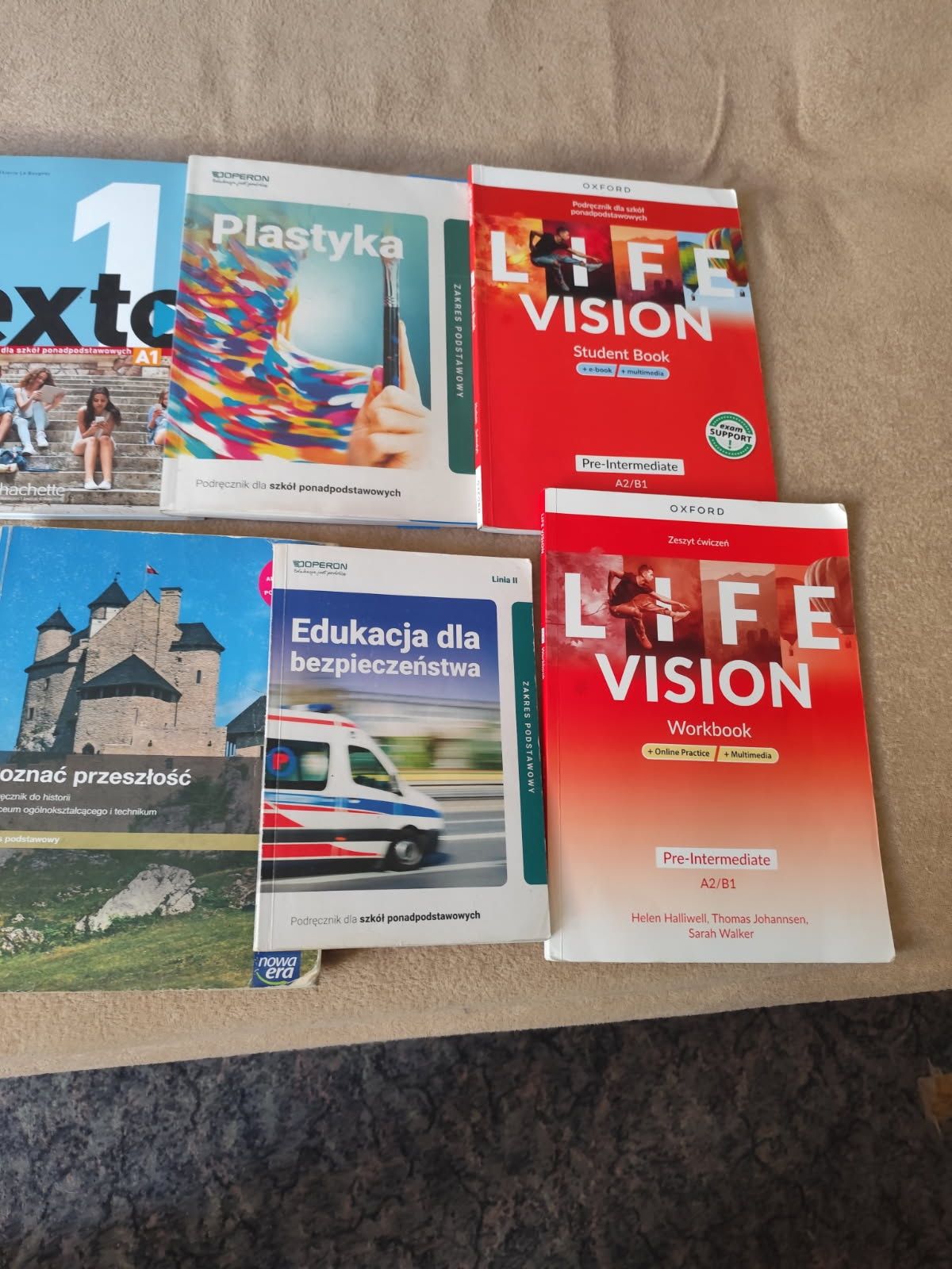 Ksiażki Klasa 1 Technikum i Liceum