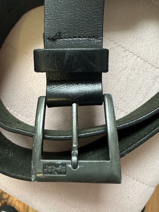 Мужской ремень. Коричневый , натуральная кожа . 135 см