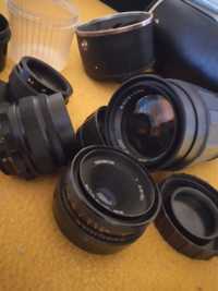 Máquina fotográfica...lentes russas