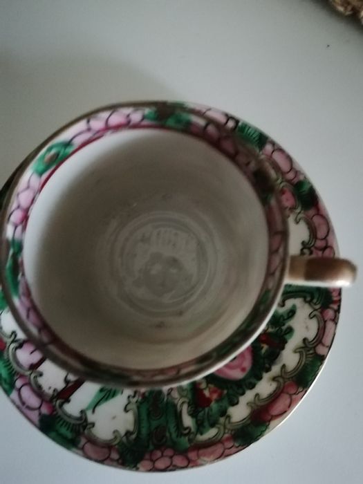 Chávena café porcelana chinesa