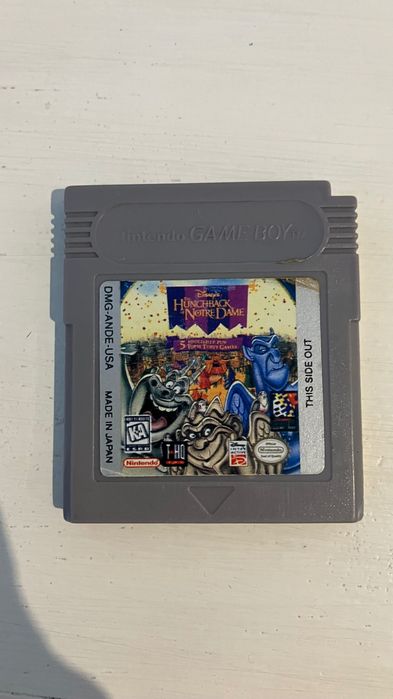Jogo Game boy Corcunda de Notre Dame da Disney (English version)