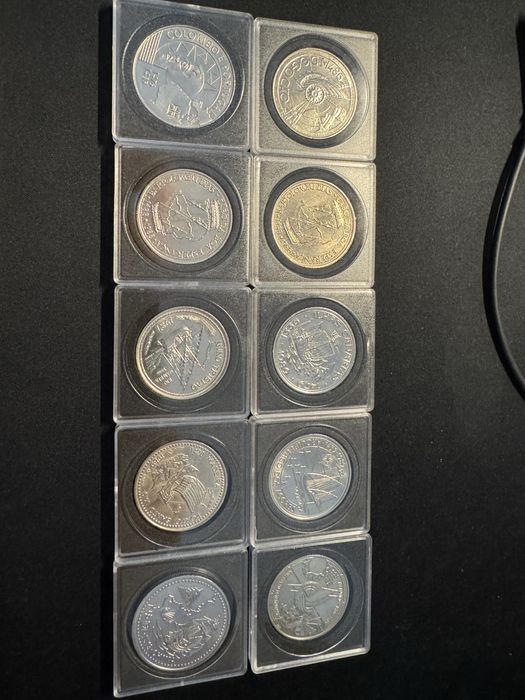 Conjunto 10 moedas dos Descobrimentos